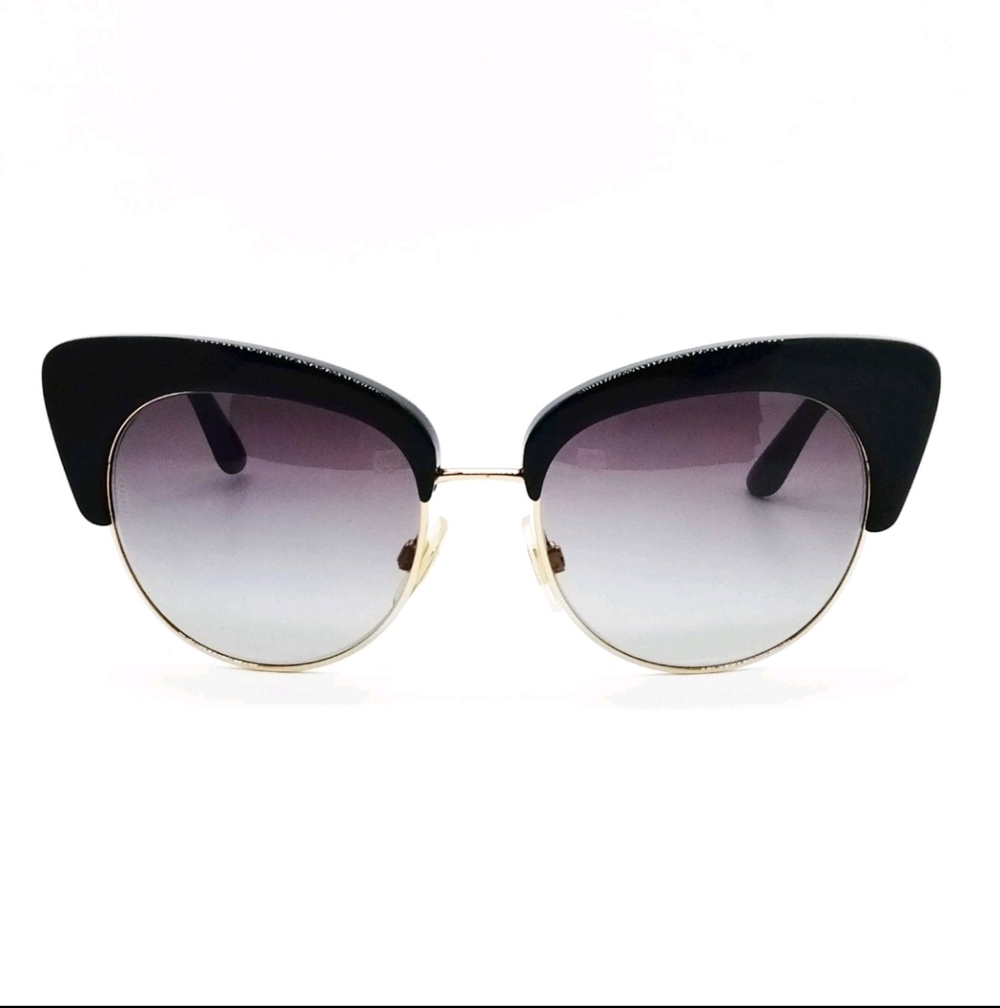 Dolce & Gabbana Black and Gold Sunglasses - Picture 2 of 10